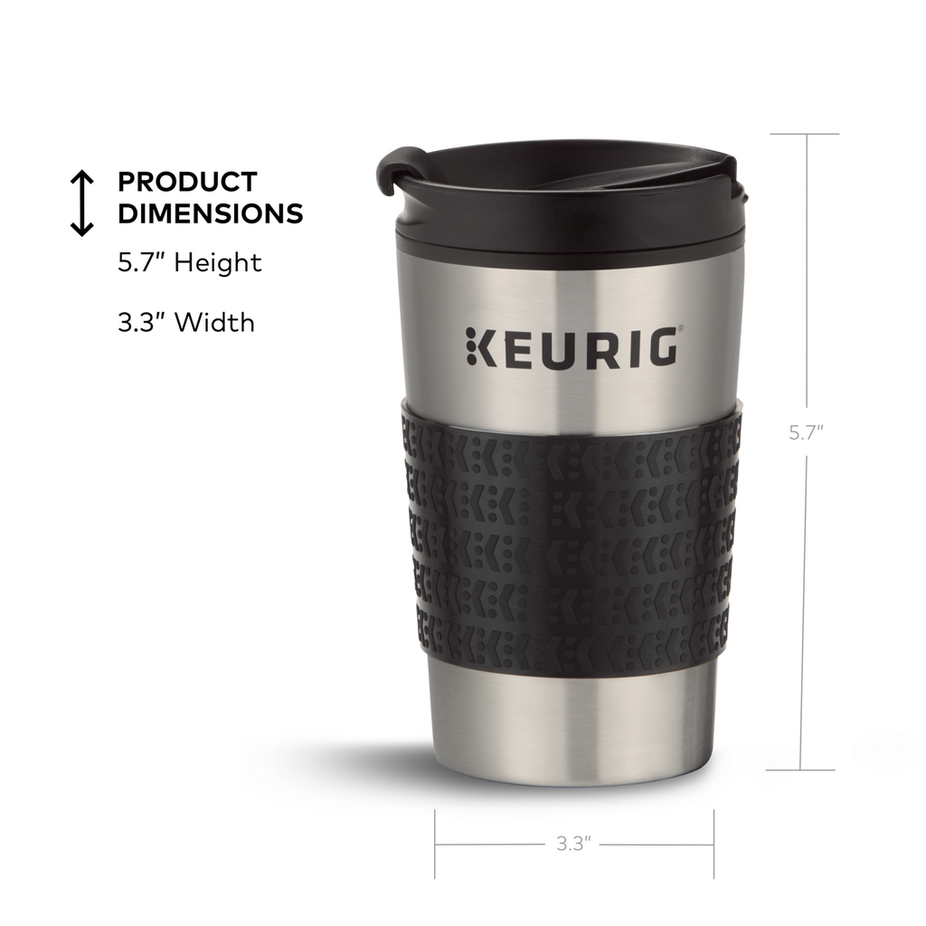 Keurig® insulated stainless steel travel mug 12oz