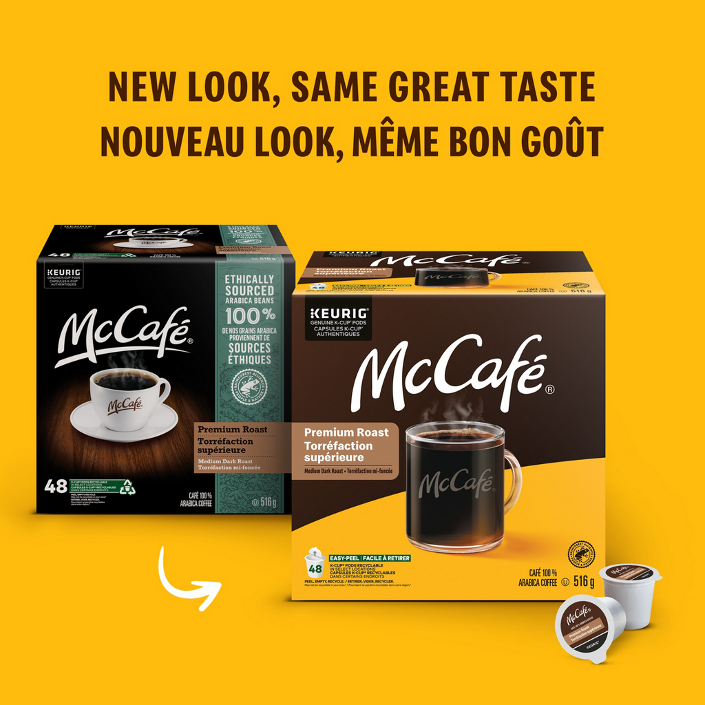 McCafé Premium Medium Dark Roast Whole Beans - 900g