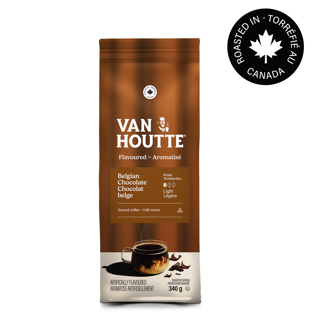 Van Houtte Belgian Chocolate Light Roast Ground