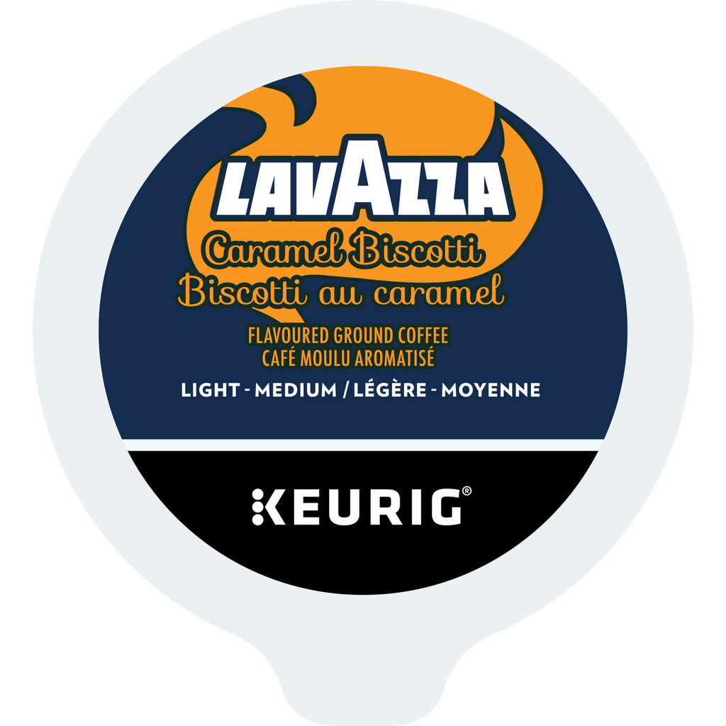 Lavazza Caramel Biscotti, K-Cup Coffee Pods