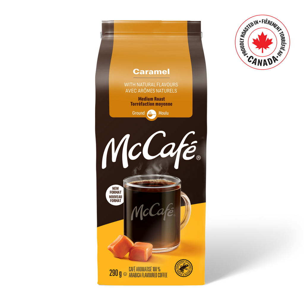McCafé Premium Caramel Flavoured Medium Roast Ground Coffee