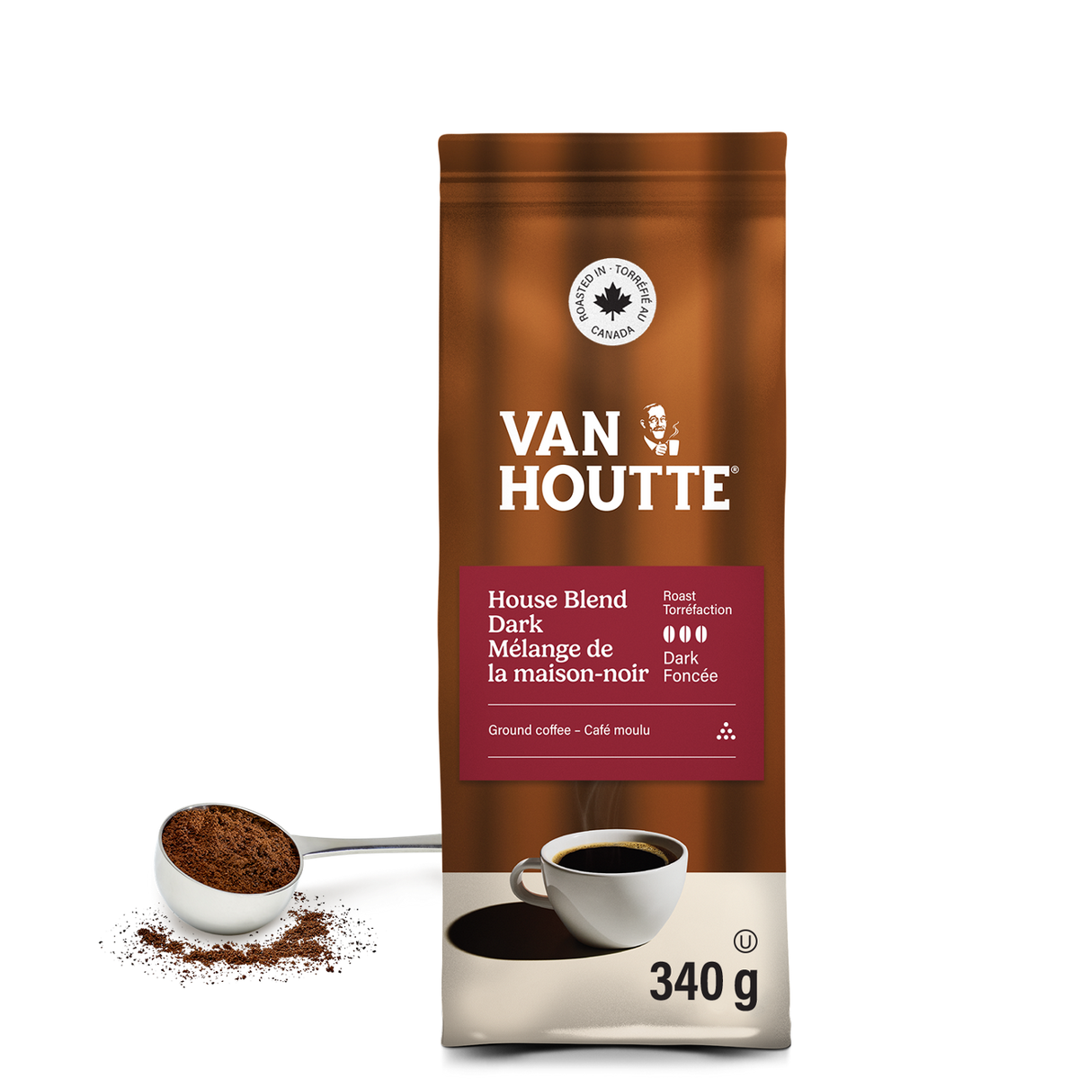 Van Houtte House Blend Dark Ground Coffee