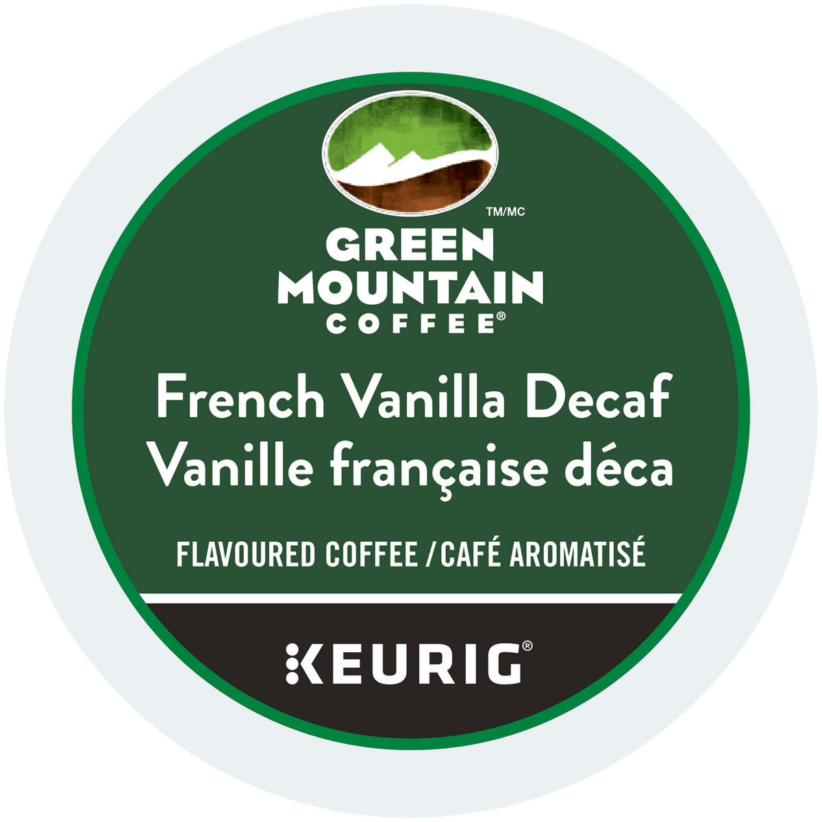 Green Mountain Coffee French Vanilla Decaf Light Roast Coffee