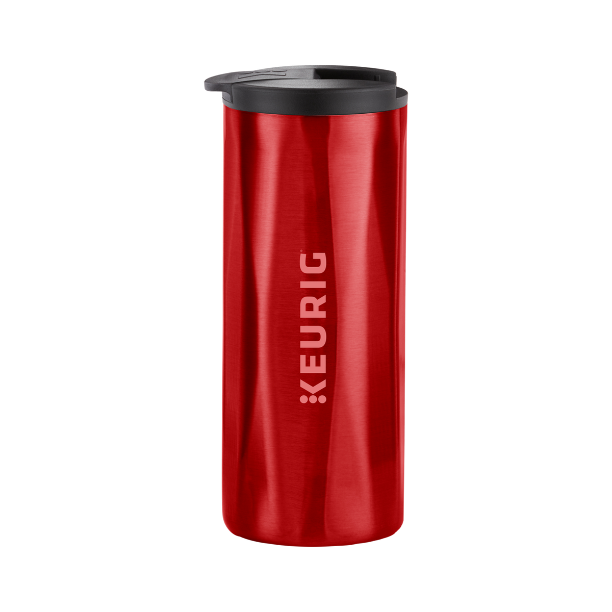 14oz. Faceted Travel Mug Red