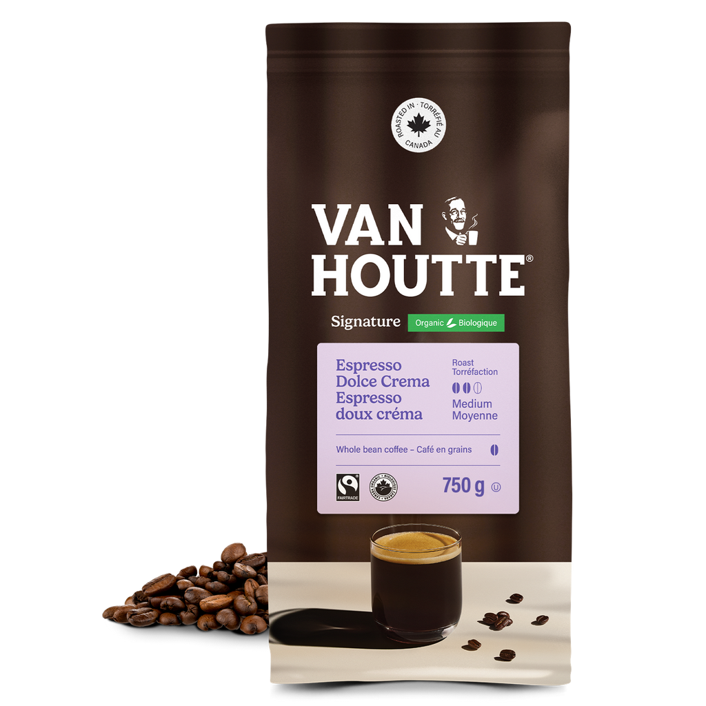 Van Houtte Signature Espresso Dolce Crema Organic Fairtrade Whole Beans